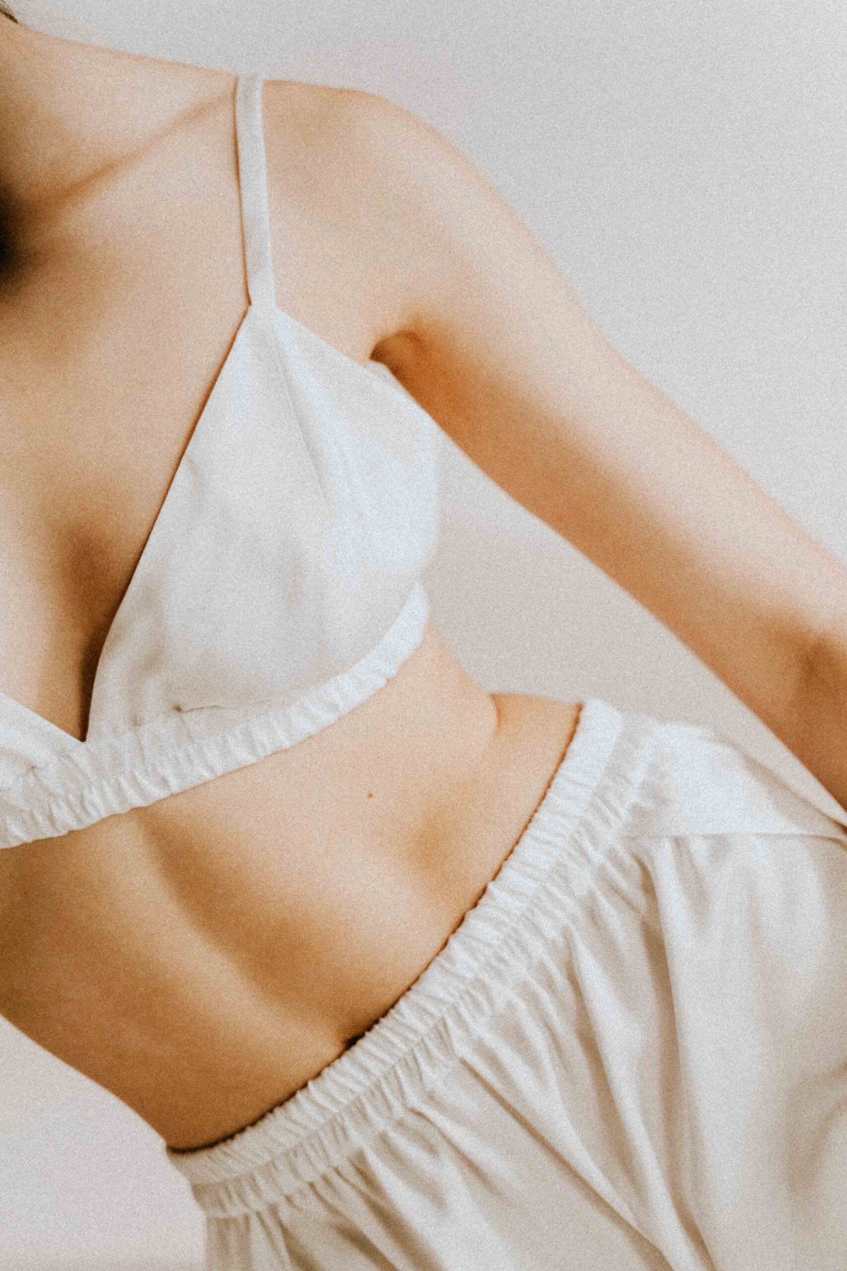 Pure Silk Camisole Dressing Grown In White by Juliemay Lingerie